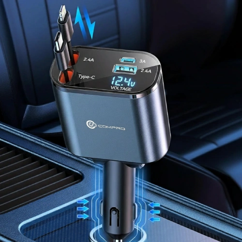 Retractable Car Charger1