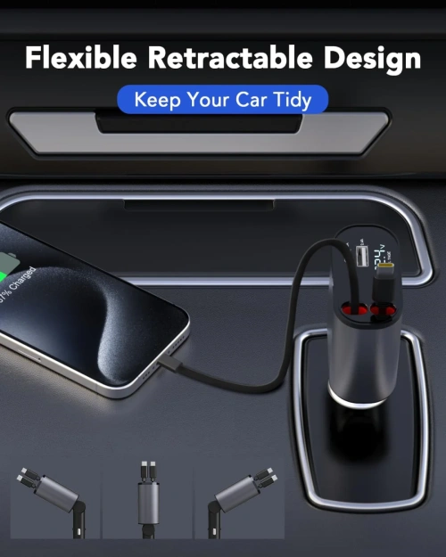 Retractable Car Charger10