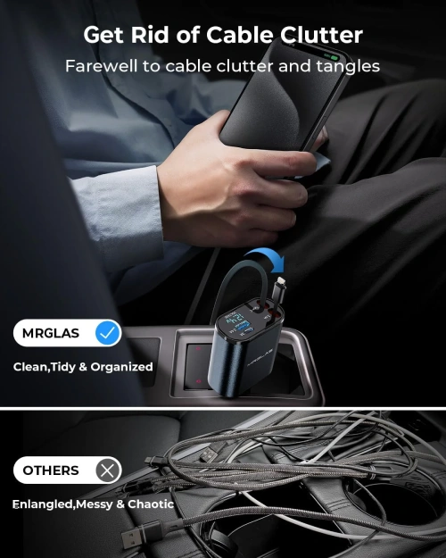 Retractable Car Charger11