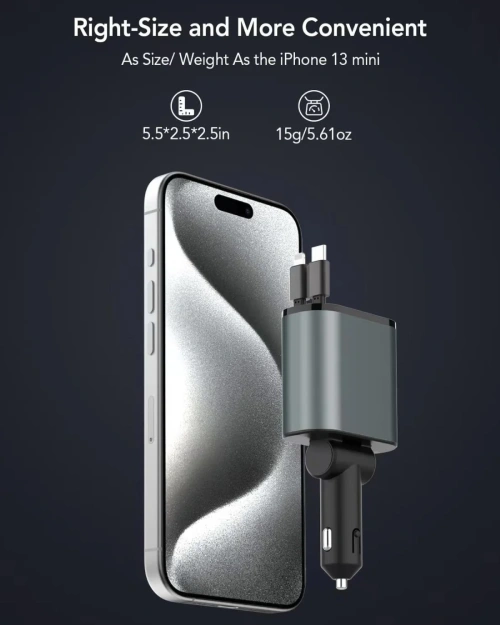 Retractable Car Charger8
